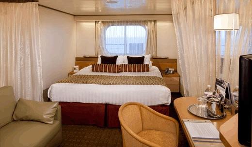 sf) - Category CA on Deck 6 (sliding glass door opens to Lower Promenade deck) Full package prices are as follows (if registered by the early deadline of December 9, 2010): Inside Cabin (Category K)