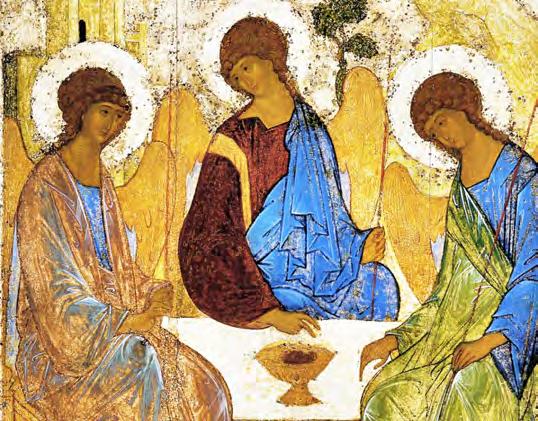 photo by Bernt Rostad The Old Testament Trinity by Andrei Rublev, Old Tretyakov Gallery.