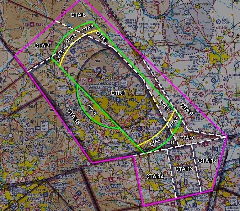 Proposed Airspace Aviation chart
