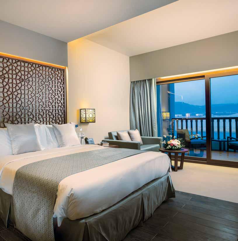 ACCOMMODATION Fanar Hotel & Residences offer a select and exclusive choice of accommodation options that are styled with accents drenched in tradition but perfectly combine contemporary amenities.