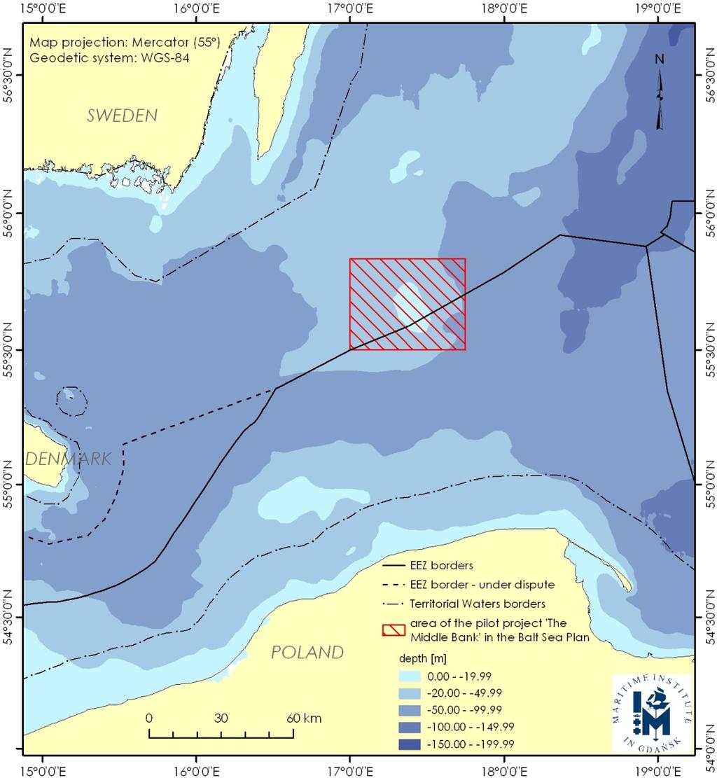 Maritime Spatial Plan 3: Pilot maritime spatial plan for the Southern Middle Bank Pilot maritime spatial plan for the Southern Middle Bank is a strategic plan prioritizing certain sea uses.