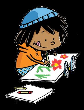 Teken is dikwels kinders se eerste stap voor hulle begin skryf.