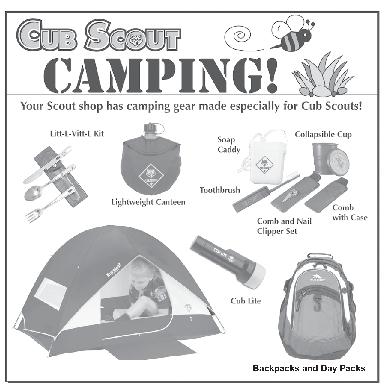 Northeast Georgia Council Scout Shops 2 Locations - We Will Ship Your Orders! Call Today! Your Scout Shop has camping gear made especially for Cub Scouts!