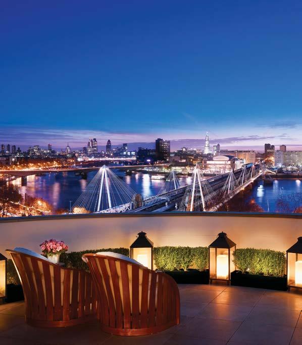 View from The Royal Penthouse terrace DISCOVER LONDON No other city has London s astonishing cultural diversity, illustrious regal history, iconic architecture, exciting entertainment and sheer
