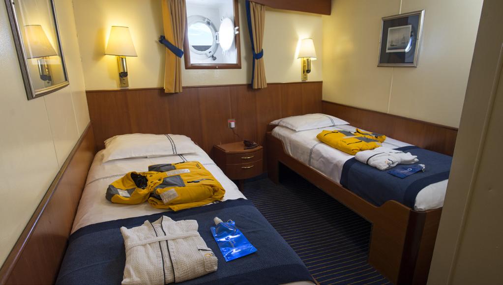 Ocean Adventurer Cabin Information Cabins and suites are outfitted with the essential amenities you ll need to feel comfortable throughout your