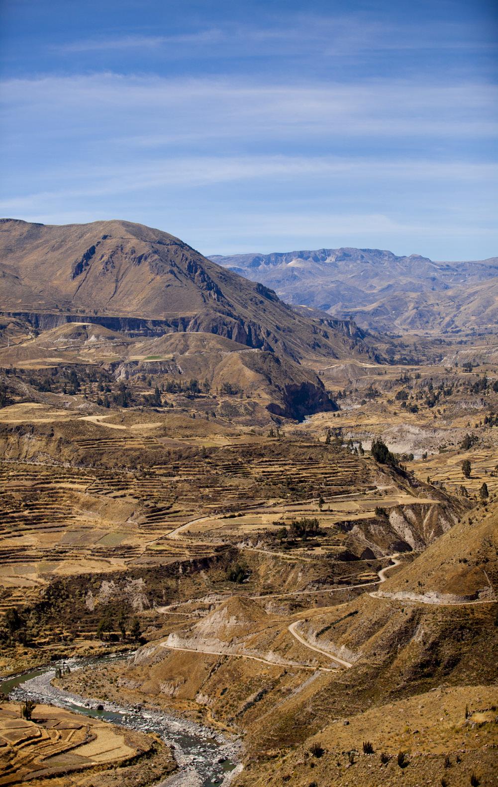 Day 14 Colca Canyon to Arequipa. After an early start we head for the Cruz del Condor, a magnificent viewpoint overlooking one of the deepest sections of the Colca Canyon.