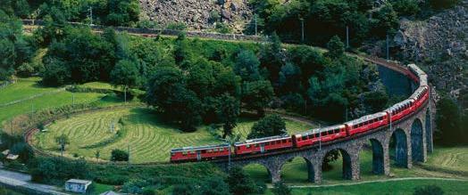 May and October: 1st class train upgrade Offer: 3 days / 2 nights Price: from SGD 666 Bernina Express St.