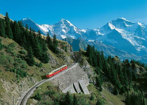 Schynige Platte Mt. Excursion free with Swiss Travel Pass 2016.