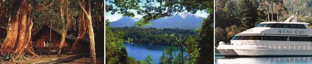 Bariloche Excursion with ncredibles panoramic views. Bordering a large part of its course, the magnificent Nahuel Huapi Lake.