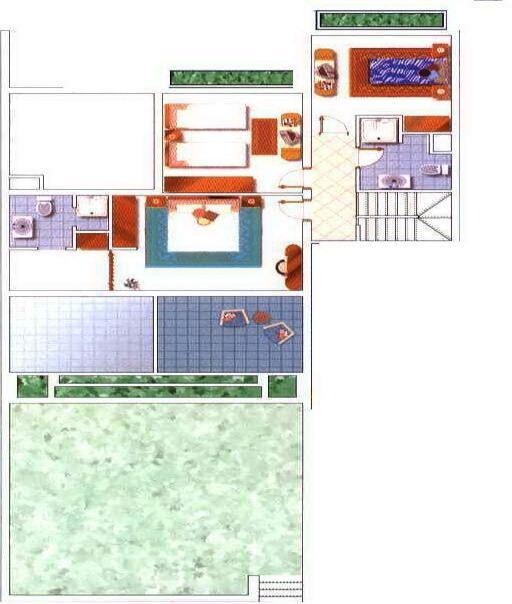 38 x 2.43 / 2.38 Terrace 4.00 x 7.75 First Floor Built up Area 101m2 corridor 2.25x 1.20 Bathroom 2.13x 2.
