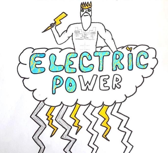 ELECTRIC POWER Učenec, ki obožuje energijske pijače, se je odločil za prodajalno tovrstnih izdelkov.