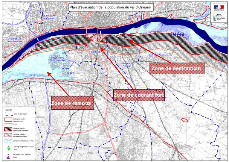 Major floods: a major issue for the Loire valley Directly and slowly flooded area: 9,000 residents Directly threatened by deadly flows if a levee breaches: 22,000 residents - if a