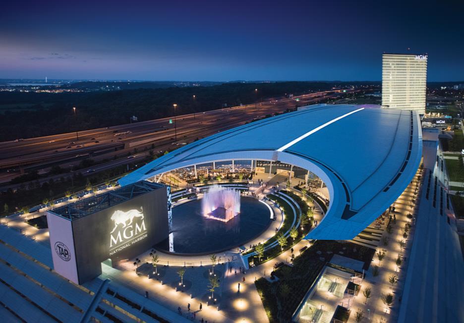 MGM NATIONAL HARBOR In its second full quarter of operations, MGM National Harbor is the market 1 leader MGM is outperforming its peers 1 MGM National Harbor s average market share is ~31% vs fair