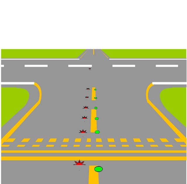 Basic Performance: Lights (REL) (1/3) (1) Installation image of REL REL Taxiway centerline lights Runway Entrance Lights (REL) REL is installed linearly from immediately before the runway holding