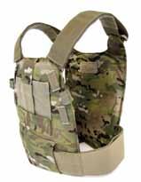 of the LBT-6094A Plate Carrier with hook and loop closure Slick plate carrier with dual elastic sides Cordura flap retention (500 Denier) Quick access 6 x 3 front admin pocket with sewn-in
