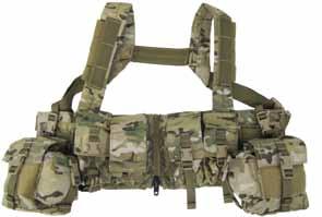 configured with modular attachment points (for mounting extra equipment) Easy-to-secure waist strap can be adjusted with one-handed pull, and slack is secured via hook and loop one wrap Made of 500