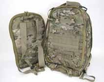Available in MultiCam, ACU and other patterns Hydration space accessible via zipper Heavy duty carry handle Overall dimensions: 21 L x 16 W x 10 H Weight: 8 lbs.