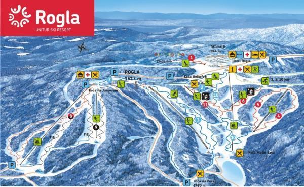 525 m asl); ski trails: 78 km; cross-country