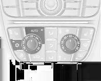 Grijanje stražnjeg prozora Ü 3 35, Grijanje sjedala ß 3 47, Grijanje kola upravljača * 3 74. Svaka promjena postavki prikazana je na info zaslonu nekoliko sekundi.