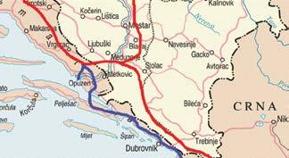52 Nova trasa jadransko-jonskog autoputa Inače kompletan Jadransko-jonski autoput prolazi kroz sedam država Italija, Slovenija, Hrvatska, BiH, Crna Gora, Albanija i Grčka.