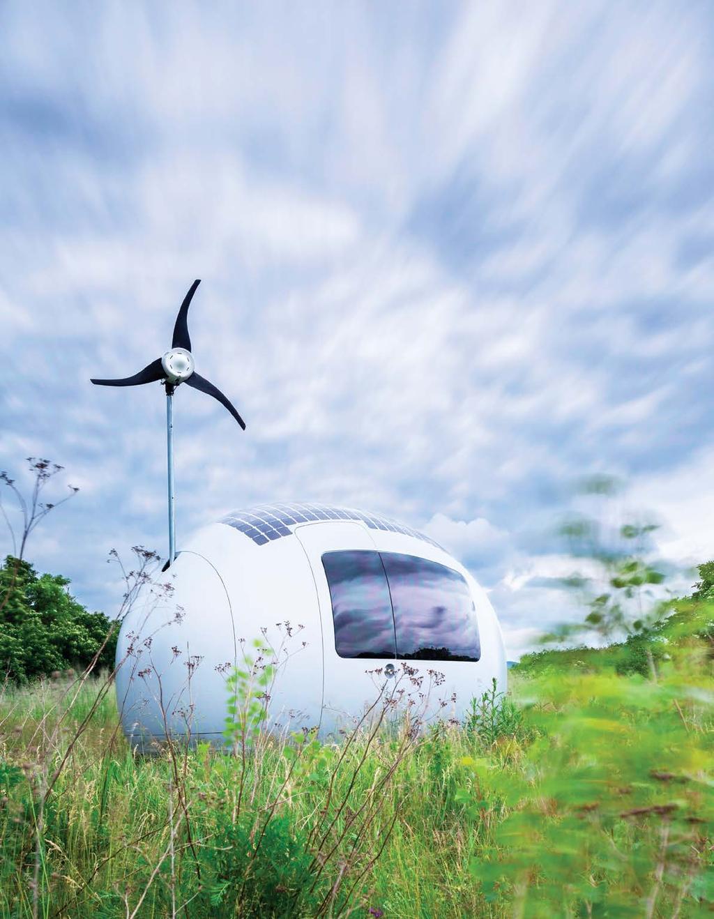 67 Mikrodom sam će za sebe proizvoditi struju Ekokapsula za život u pustinji Slovačka firma Nice Architecs kreirala je mobilnu kapsulu, koja dobija energiju od vjetra i sunca.