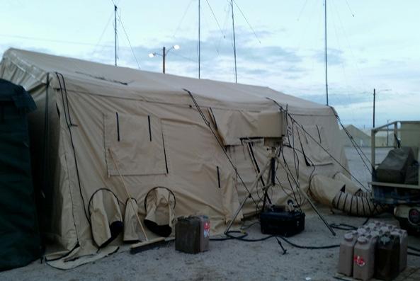 These emergency shelters consist of unplanned and spontaneously sought locations that are intended only to provide protection from the elements and typically constructed in large open areas.