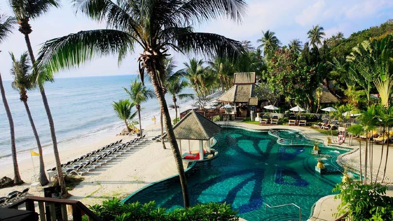 Centara Villas Samui Nestled in a tropical setting near a traditional fishing village on the south-eastern tip of the island, this beachfront resort with its Thai style villas is perfect for a