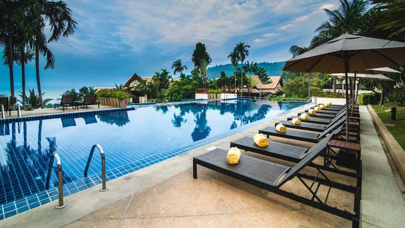 Centara Blue Marine Resort & Spa Phuket Set on the cliff at the quiet northern end of Patong Beach across from Kalim Beach and with panoramic views of the Andaman Sea, accommodation options ranging
