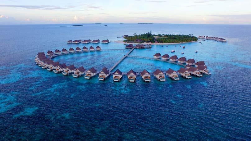 Centara Grand Island Resort & Spa Maldives Set amongst the perfect islands and blue ocean of South Ari Atoll the resort delivers an Ultimate All-Inclusive resort experience, absolutely ideal for