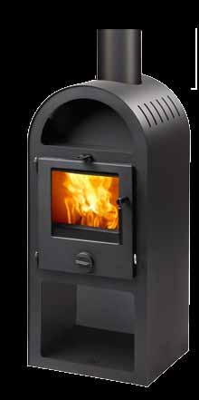 Thurø 10 variants: black Farsø is one of the most popular Varde Ovne stoves for