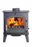 TIME. The heat output range of this stove is sufficient enough for family rooms and burns evenly at an adjustable pace meaning this classically