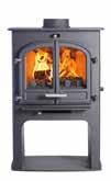 The Euro is built from steel to ensure it heats up quickly, making this stove perfect for the heart of any living room.