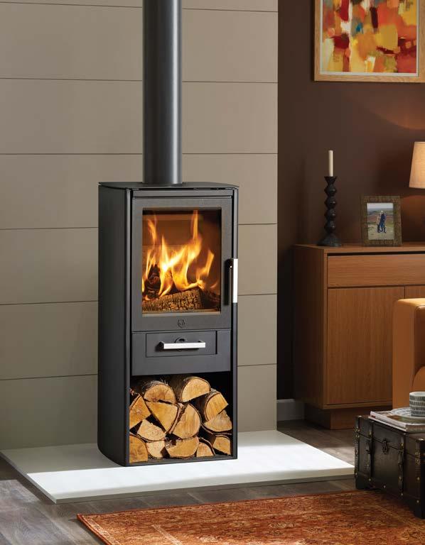 VARDE SAMSO stove Stylish aesthetics with innovative features The Samso s stylish and practical design has all the hallmarks of Nordic innovation.