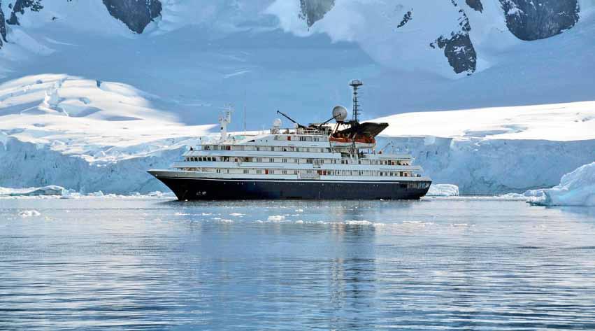 Corinthian, Dedicated to Exploration The elegant, all-suite, 100-guest Corinthian has established itself as one of the finest expedition cruise ships in Antarctica.