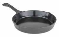 Conversely, cast iron holds cold temperatures equally well for food storage and serving or preparing cold recipes.