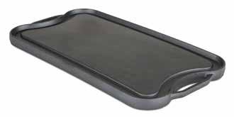 Viking Cast Iron Cookware, Open Stock 40351-1220-REV Reversible Grill/Griddle Pan, Pre- Seasoned Cast Iron, 20" (Sized for Double Burners) UPC: 840595103720 Viking Ceramic Nonstick Bakeware Coated