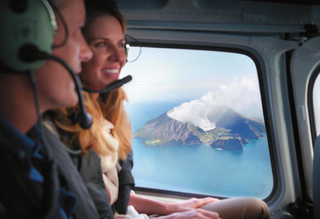 HELICOPTER TOURS AND SCENIC FLIGHTS Seeing New Zealand from above is an essential experience.