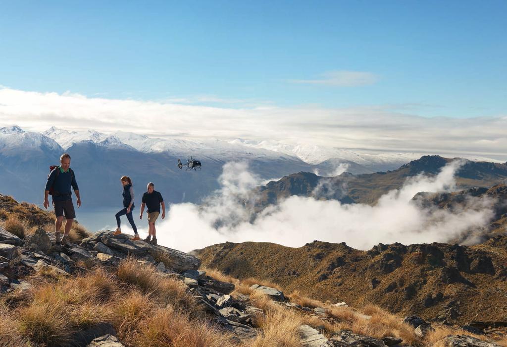 WALKING AND HIKING New Zealand is a premium walking and hiking destination with a vast network of trails offering everything from short day walks to fully-catered and lodged multi-day experiences on