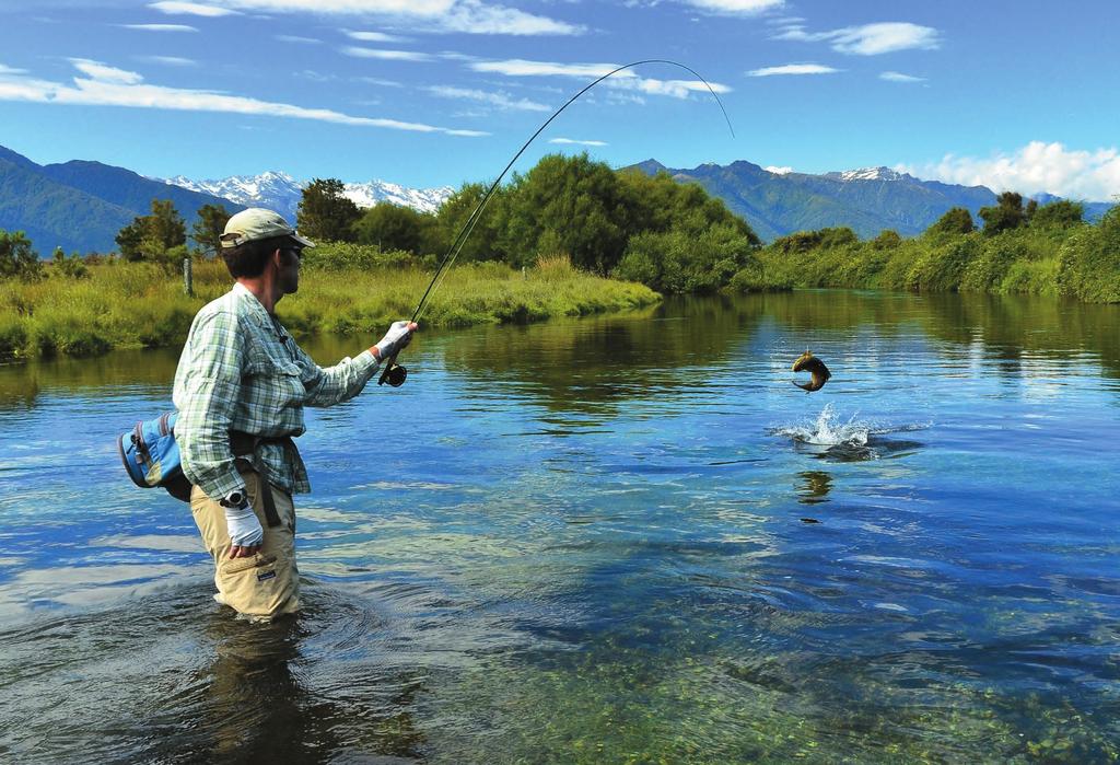 FLY FISHING New Zealand is a land of lakes, rivers, streams and waterfalls - pure waters that are home to some of the best fly fishing in the world.