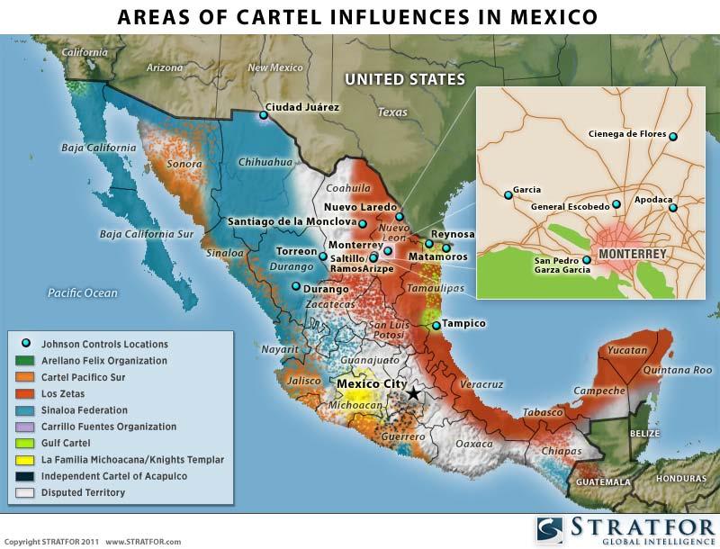 One measure of the insecurity is Mexico s homicide statistics related to organized crime.