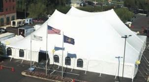 Tents p A r t y The following tents are installed by our trained staff. These tents are priced according to size, installation sites, distance to travel and accessibility to tent site.
