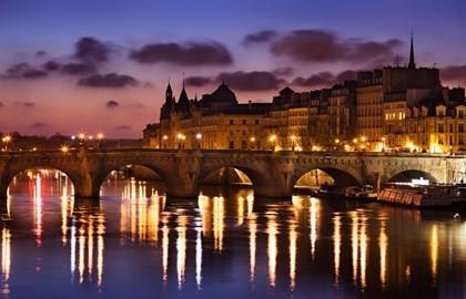 View the Eiffel Tower, Champs-Elysées, Louvre, Notre Dame, Opéra and more in your guided city tour of Paris. Dinner at Indian Restaurant. Overnight in Paris.