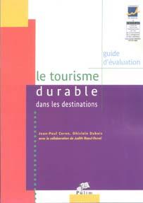 Tourism, Environment, Territories : Indicators, French Institute for the Environment, 2000 Le