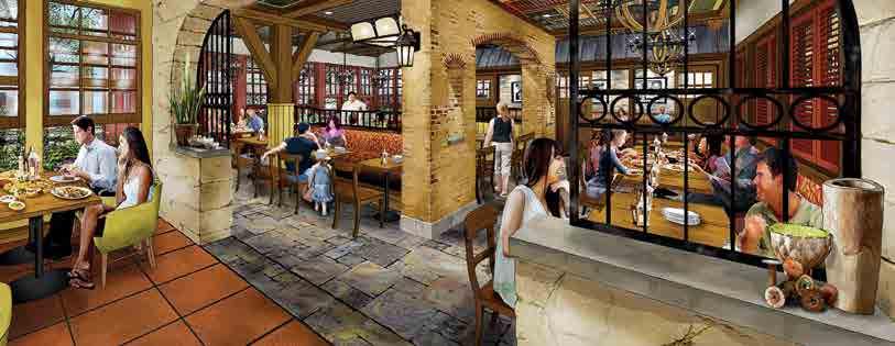 Rendering of Terralina Crafted Italian With amazing restaurants now open and others coming soon, there s even more to please your palate at Disney Springs!
