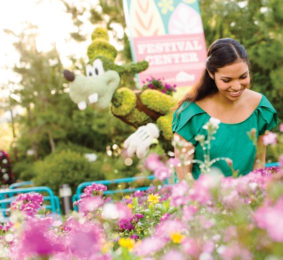 SPRING MEANS FAMILY-FRIENDLY EPCOT FUN Celebrate spring at the Epcot International Flower & Garden Festival From all-new topiaries and Outdoor Kitchens to all-time festival favorites, Passholders are