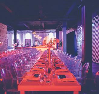 The venue was recently renovated, but elements of the original industrial design, including brick walls, concrete floors and high ceilings remain, which give the place a New York loft look.