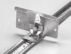 recessed in a 2-1/4" x 1/4" slot Packed: 10 per carton with screws Drawer Locks 986 Series Drawer