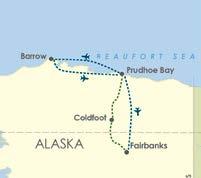 Comments: Accommodation in Nome is very basic, and flight schedules are subject to change. Luggage restrictions apply.