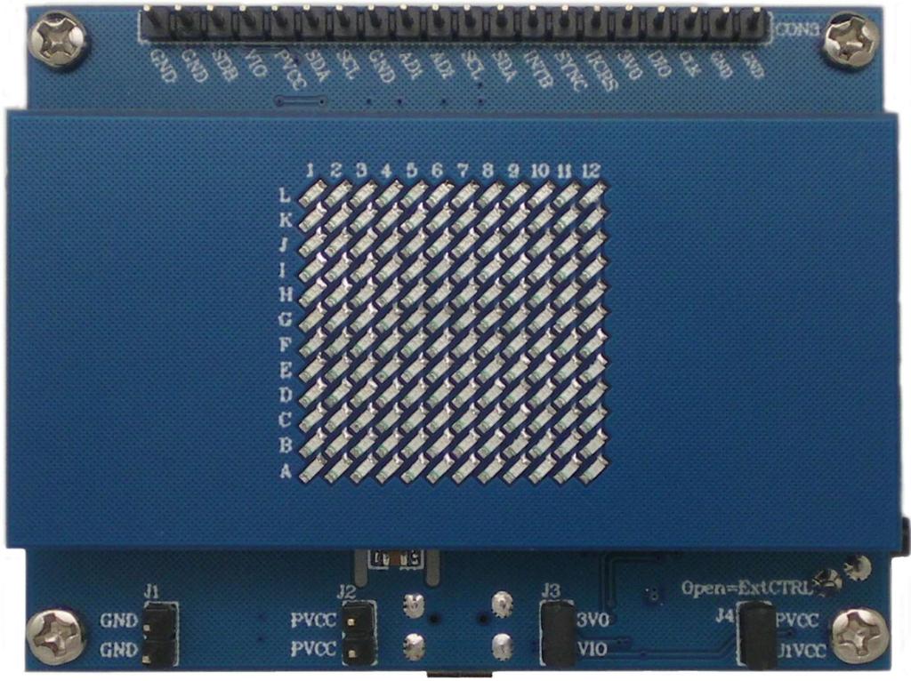 x MATRIX LED DRIVER DESCRIPTION The ISFL77 is a general purpose LEDs matrix driver with / cycle rate. The device can be programmed via an IC compatible interface.