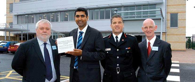 Countdown to go live Fire Minister Parmjit Dhanda visited the RCC in July 2007 to officially hand the lease of the building over to East Midlands Fire and Rescue Control Centre Ltd.